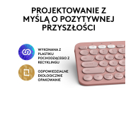 Logitech K380s Pebble Keys 2 różowy - 1172753 - zdjęcie 15